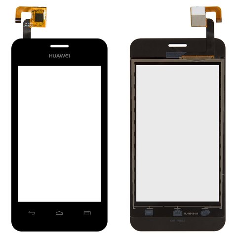 Сенсорный экран для Huawei Ascend Y320 U30 Dual Sim, черный, тип 1, #LCFT040807 Rev A0