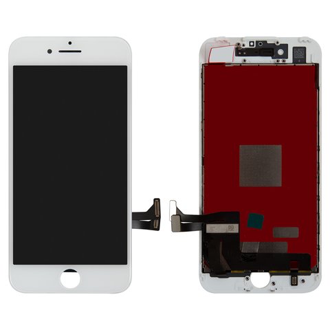 Дисплей для iPhone 7, белый, с рамкой, Original PRC 