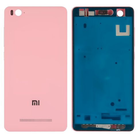 Корпус для Xiaomi Mi 4c, рожевий