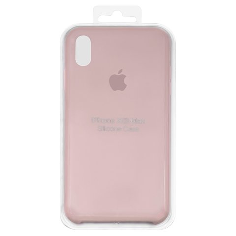 Чехол для iPhone XS Max, розовый, Original Soft Case, силикон, pink sand 19 