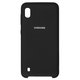 Чохол для Samsung A105 Galaxy A10, чорний, Original Soft Case, силікон, black (18)