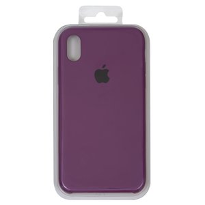 Чехол для iPhone XR, фиолетовый, Original Soft Case, силикон, grape 43 