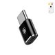 Адаптер Baseus Mini, USB тип-C, micro-USB тип-B, черный, 2,4 А, #CAMOTG-01