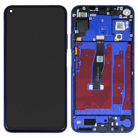 Дисплей для Huawei Honor 20, Nova 5T, синий, с рамкой, Original PRC , YAL L21