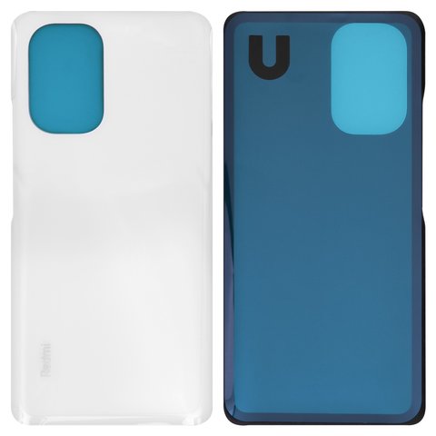 Задняя панель корпуса для Xiaomi Poco F3, Redmi K40, белая, Лого Redmi, arctic white
