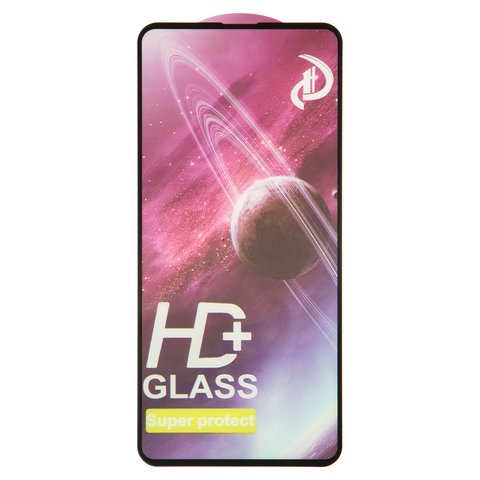 Захисне скло All Spares для Samsung A536 Galaxy A53 5G, сумісне з чохлом, Full Glue, чорний, шар клею нанесений по всій поверхні