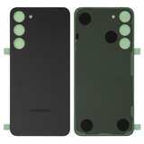 Задня панель корпуса для Samsung S916 Galaxy S23 Plus, чорна, phantom black