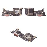 Шлейф для Xiaomi 12T, 12T Pro, конектора зарядки, з мікрофоном, з компонентами, з SIM-конектором, плата зарядки