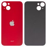 Задня панель корпуса для iPhone 14 Plus, червона, не потрібно знімати скло камери, Red, big hole