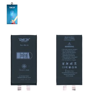 Аккумулятор Deji для Apple iPhone 13, Li ion, 3,84 B, 3510 мАч, без контроллера, повышенная ёмкость