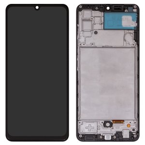 Дисплей для Samsung A325 Galaxy A32, черный, с рамкой, Сopy, TFT 