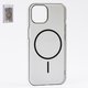 Чохол Fully-PC MagSafe для iPhone 14, чорний, прозорий, магнітний, пластик