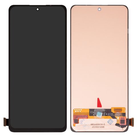 Дисплей для Xiaomi Poco M7 Pro 5G , Redmi Note 14 4G, Redmi Note 14 5G, черный, без рамки, High Copy, OLED , 159.6mm, 24117RN76G, 24117RN76O, 24094RAD4G, global version