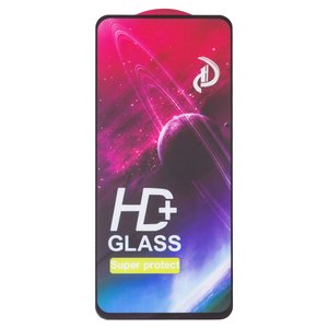 Защитное стекло для Realme C67 4G, C67 5G, совместимо с чехлом, Full Glue, без упаковки , черный