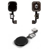 Cable flex puede usarse con iPhone 6, iPhone 6 Plus, de botón HOME, negro, con plástico