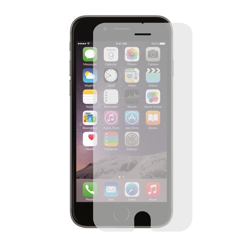 Vidrio de protección templado puede usarse con Apple iPhone 6 Plus, iPhone 6S Plus, 0,26 mm 9H, compatible con estuche, sin embalaje, sin pañuelos 