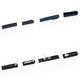 Side Button Cap compatible with Sony C6602 L36h Xperia Z, C6603 L36i Xperia Z, C6606 L36a Xperia Z, (full set, black)