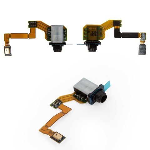 Conector de manos libres puede usarse con Sony E6603 Xperia Z5, E6653 Xperia Z5, E6683 Xperia Z5 Dual, con micrófono, con cable flex