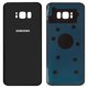 Panel trasero de carcasa puede usarse con Samsung G955F Galaxy S8 Plus, negra, Original (PRC), midnight black