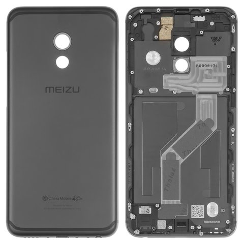Panel trasero de carcasa puede usarse con Meizu Pro 6, negra