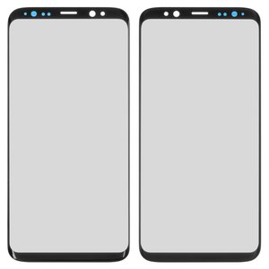 Housing Glass compatible with Samsung G950F Galaxy S8, black 
