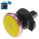 Car Holder Hoco CA3, (yellow, pink, black, magnetic, for deflector)