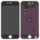 LCD compatible with iPhone 6, (black, with frame, AAA, Tianma, with camera and proximity sensor plastics)