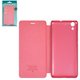 Case Nillkin Sparkle laser case compatible with Huawei Y6 II, (pink, flip, PU leather, plastic) #6902048124127