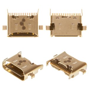 Коннектор зарядки для Nokia C22, C32, G10, G11, G20, G21; Motorola Moto E20 XT2155, Moto E30 XT2158 6, Moto E32, Moto E40 XT2159, Moto E7 Power PAMH0001IN, Moto E7i Power XT2097; ZTE Blade V50 Vita; Samsung A045 Galaxy A04, A055 Galaxy A05, A065 Galaxy A06, A207 Galaxy A20s, A207F DS Galaxy A20s, A226 Galaxy A22 5G, 16 pin, USB тип C