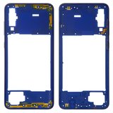 Housing Middle Part compatible with Samsung A705 Galaxy A70, (dark blue)