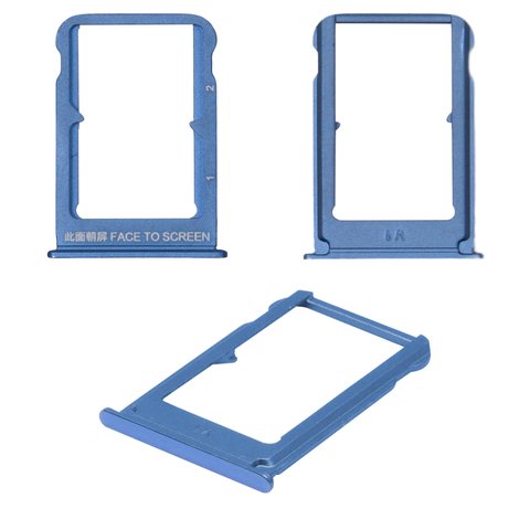 SIM Card Holder compatible with Xiaomi Mi Mix 3, dark blue, M1810E5A 