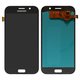 LCD compatible with Samsung A720 Galaxy A7 (2017), (black, without frame, High Copy, with wide edge, (OLED))