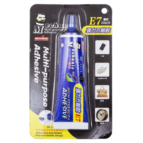 Sealant Glue Mechanic E7, universal, 50 ml, transparent 