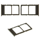 SIM Card Holder compatible with Huawei P40 Lite, (black)
