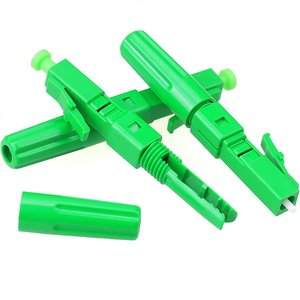 Conector óptico LC APC, 10 uds.