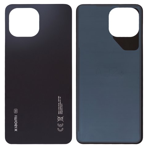 Housing Back Cover compatible with Xiaomi Mi 11 Lite, Mi 11 Lite 5G, Mi 11 Lite 5G NE, black, Original PRC  
