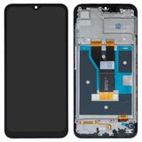 LCD compatible with Realme C11 (2021), C20, C21, (black, with frame, High Copy, RMX3201 RMX3063 RMX3231)