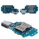 Flat Cable compatible with Samsung S928 Galaxy S24 Ultra, (charge connector, with SIM-connector, with microphone, Original (PRC), charging board)