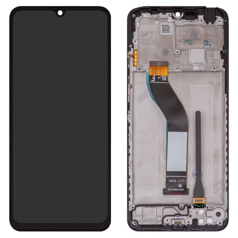 LCD compatible with Xiaomi Poco C75, Redmi 14C 4G, Redmi 14C 5G, Redmi A4, black, with frame, Original PRC , 2411DRN47C, 2409BRN2CA, 2409BRN2CG, 2409BRN2CY 