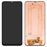 LCD compatible with Samsung A256 Galaxy A25, (black, without frame, original (change glass) )