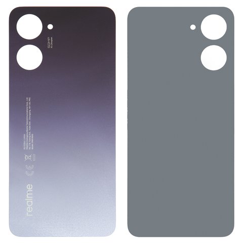 Housing Back Cover compatible with Realme 10, black 