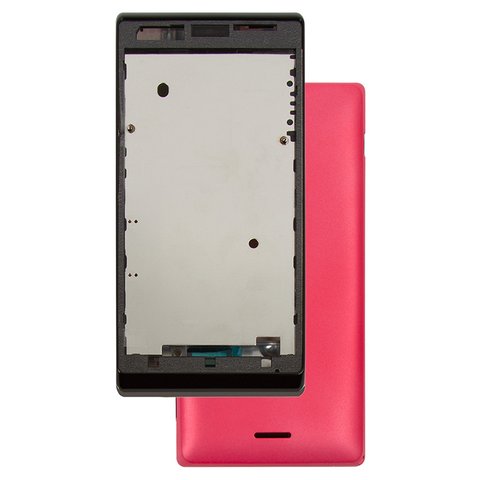 Housing compatible with Sony ST26i Xperia J, pink 