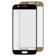Housing Glass compatible with Samsung G930F Galaxy S7, (Original (PRC), 2.5D, golden)