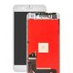 LCD compatible with Apple iPhone 8 Plus, (white, with frame, PRC)