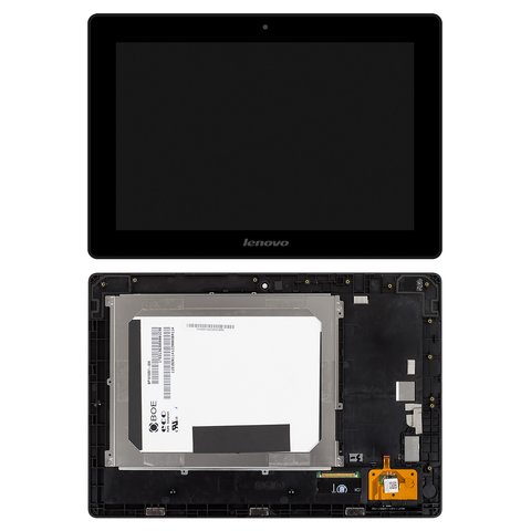 LCD compatible with Lenovo IdeaPad S6000, black, version 3G , with frame  #BP101WX1 206 MCF 101 0887 V2