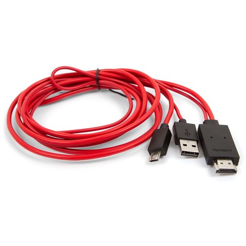 Real Cable iPlug MHL / HDMI Blanc - Adaptateur micro-USB vers HDMI