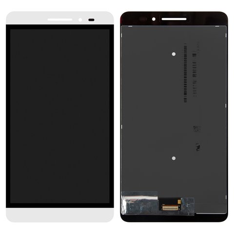 LCD compatible with Lenovo Phab Plus PB1 770M LTE, white, without frame 