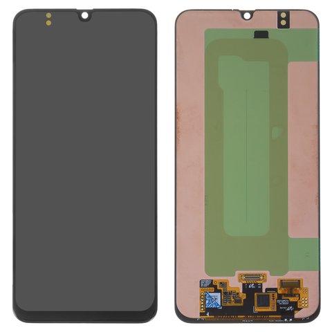 LCD compatible with Samsung M215 Galaxy M21, M305 Galaxy M30, M307 Galaxy M30s, M315 Galaxy M31, black, without frame, original change glass 
