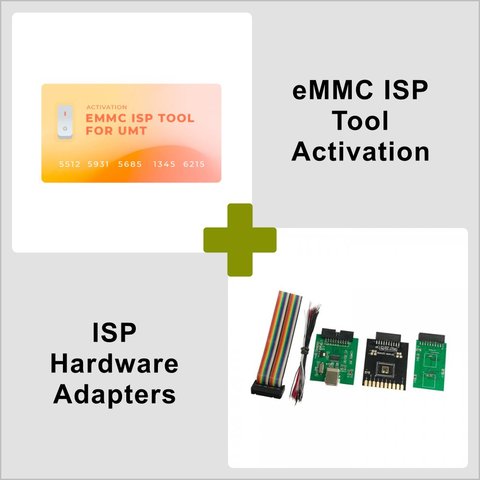 UMT eMMC ISP Tool Activation with ISP Hardware Adapter
