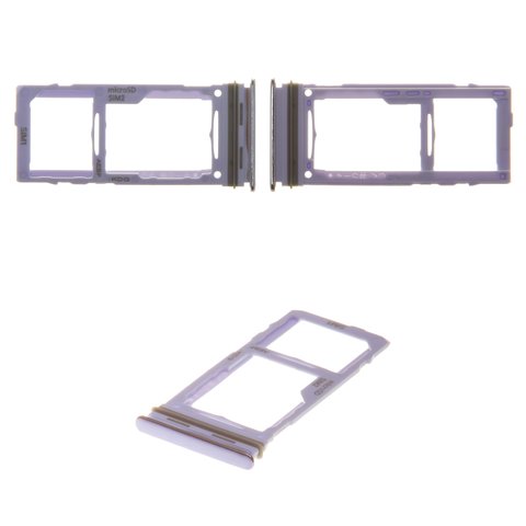 SIM Card Holder compatible with Samsung A525 Galaxy A52, A526 Galaxy A52 5G, A725 Galaxy A72, A726 Galaxy A72 5G, purple